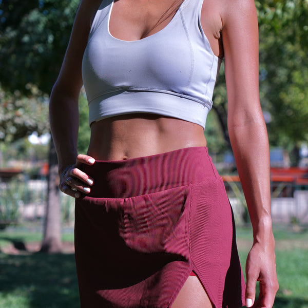 Falda Bondi Burdeo