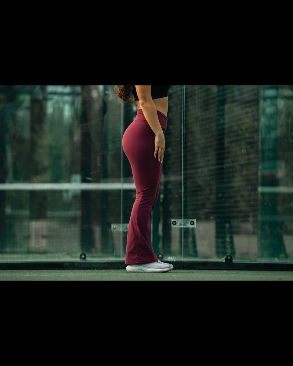 Calzas Miami Flare pants Burdeo